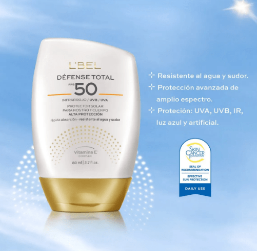 Défense Total Protector Solar para Rostro y Cuerpo