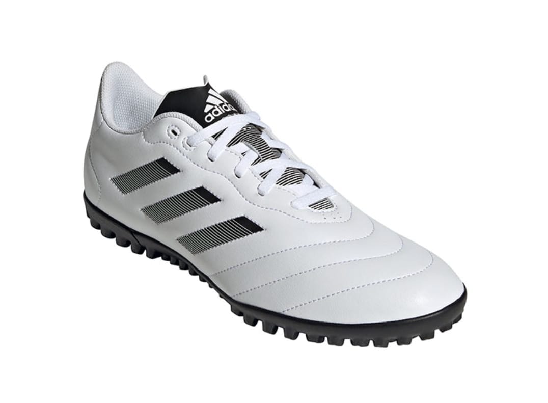 ZAPATILLAS HOMBRE ADIDAS FÚTBOL PASTO SINTÉTICO BLANCO GOLETTO VIII