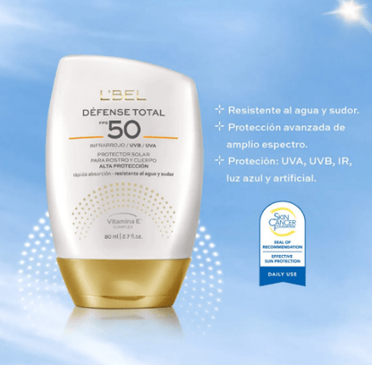 Défense Total Protector Solar para Rostro y Cuerpo